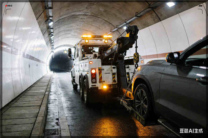 通山道路救援汽车换轮胎